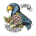 love central america tattoo design idea