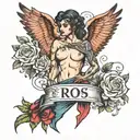 eros tattoo design idea