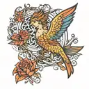 eros tattoo design idea