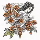 eros tattoo design idea