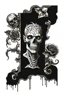 dead cousin tattoo design idea