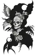 dead cousin tattoo design idea