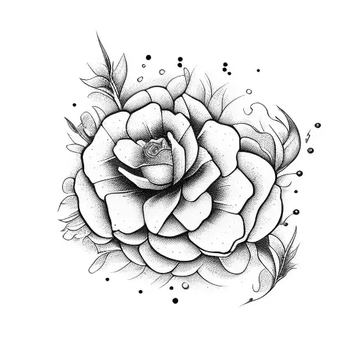birth flowers February, March, July, november tattoo design idea