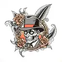 mafia tattoo design idea