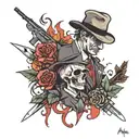mafia tattoo design idea
