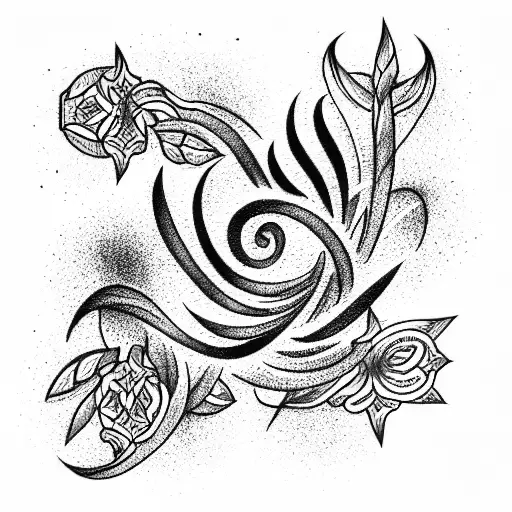 cards tattoo design idea