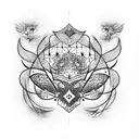 cards tattoo design idea