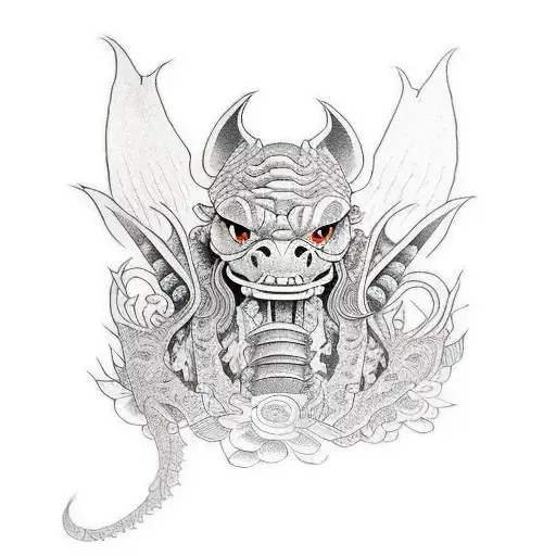 goblin tattoo design idea