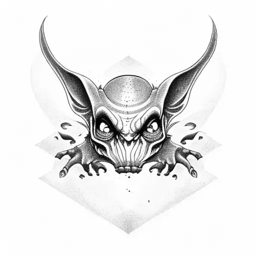 goblin tattoo design idea