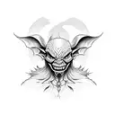 goblin tattoo design idea