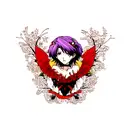 Lilith from Evangelion tattoo design idea