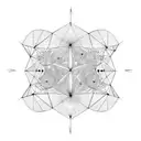 geometry buck space constellation  tattoo design idea