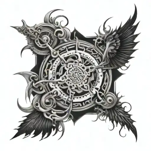chaos because order has failed tattoo design idea