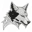wolf guard terminator tattoo design idea