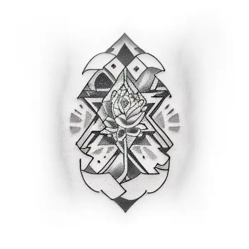 mother, father, son tattoo design idea