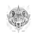 León, sol,  tattoo design idea