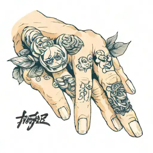 finger tattoo tattoo design idea