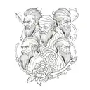 3 Brothers   tattoo design idea