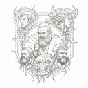 3 Brothers   tattoo design idea