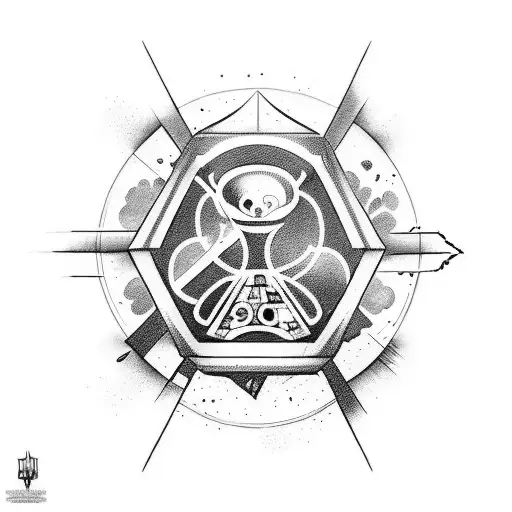 broken Hourglass, Best friend Died, Starwars, Drugs tattoo design idea