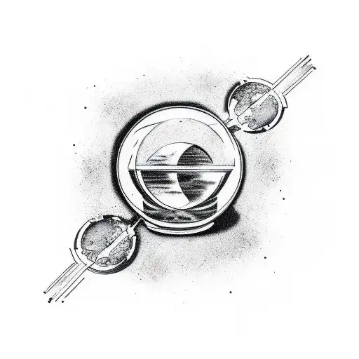 broken Hourglass, Best friend Died, Starwars, Drugs tattoo design idea