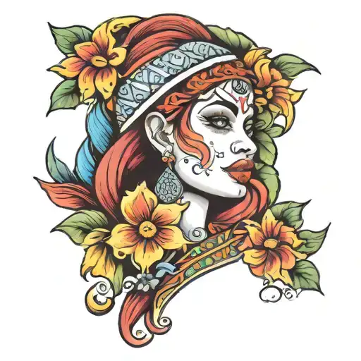 Venezuela and its traditions tattoo design idea