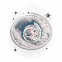 astronomy sleeve tattoo design idea