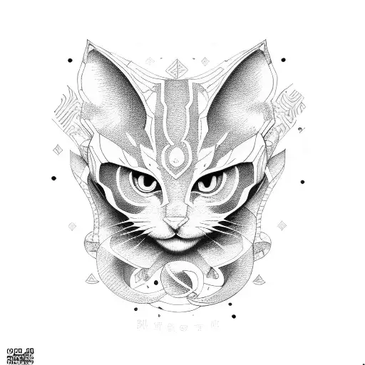 mew  tattoo design idea