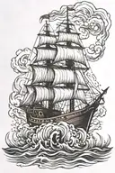 burn the boats  tattoo design idea