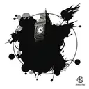 big ben clock face  tattoo design idea