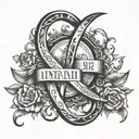 Roman numeral birthdates 8 1 2018 infinity symbol tattoo design idea