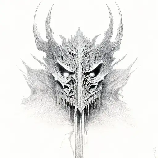 nazgul tattoo design idea