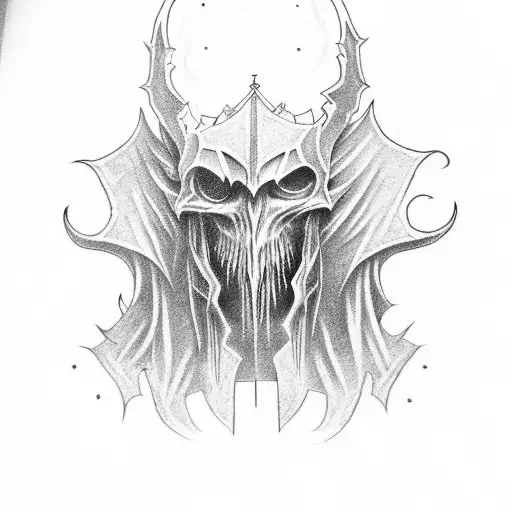 nazgul tattoo design idea