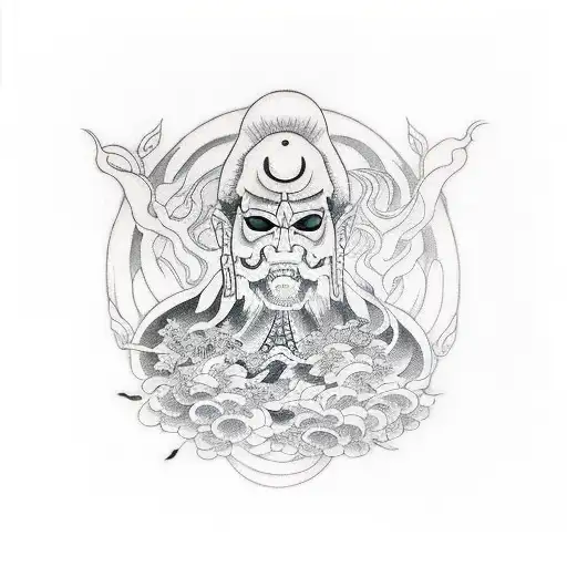 izanami tattoo design idea