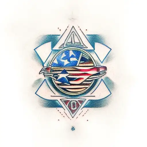 pistons from internal comnustion engine tattoo design idea