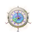 Clock children run tattoo design idea