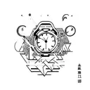 999 turned to zero  tattoo design idea