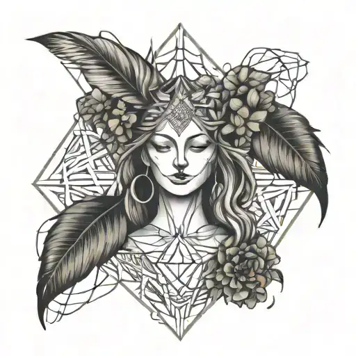 Mother Earth tattoo design idea
