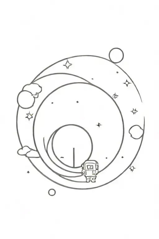 hitchhiker guide to the galaxy tattoo design idea