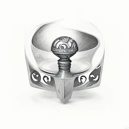 Pawn with the numbers 1 and 3 designed into it tattoo design idea