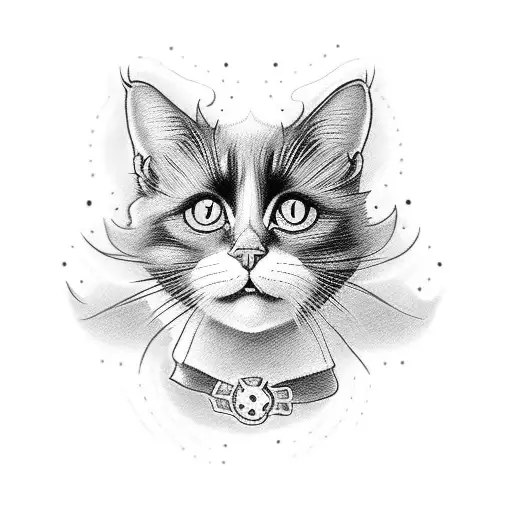 black cat salem massachusetts small tattoo tattoo design idea