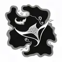 Manta Ray hawaii tattoo design idea