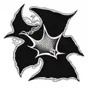 Manta Ray hawaii tattoo design idea