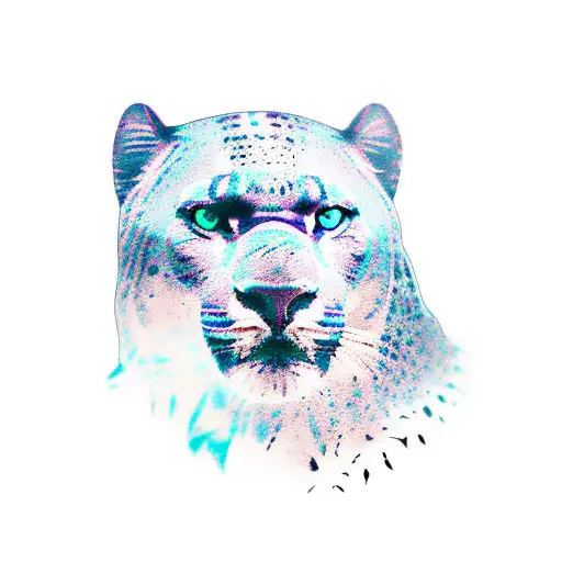 american eagle, panther tattoo design idea