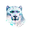 american eagle, panther tattoo design idea