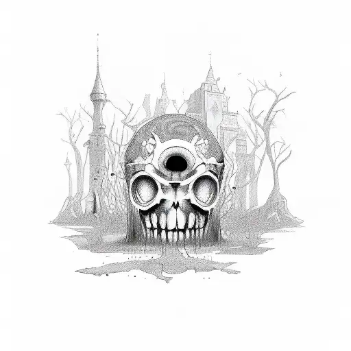 Don't trust anyone even your own shadow leaves you in the dark tattoo design idea
