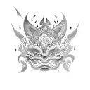 Don't trust anyone even your own shadow leaves you in the dark tattoo design idea