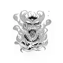 Don't trust anyone even your own shadow leaves you in the dark tattoo design idea