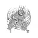 Don't trust anyone even your own shadow leaves you in the dark tattoo design idea