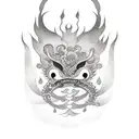 Don't trust anyone even your own shadow leaves you in the dark tattoo design idea